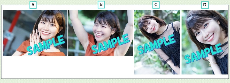 チーム天野なつin石垣島 サイン＋メッセージ付き2L版写真販売の